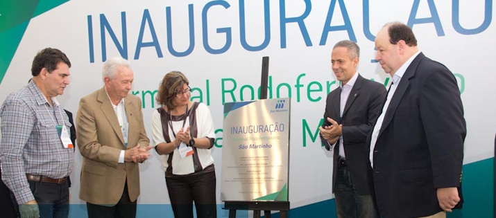 Inauguração do Terminal Rodoferroviário da Usina São Martinho