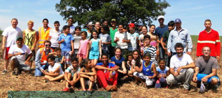 Usina Iracema recebe ONG Ágape para comemorar o Dia da Árvore