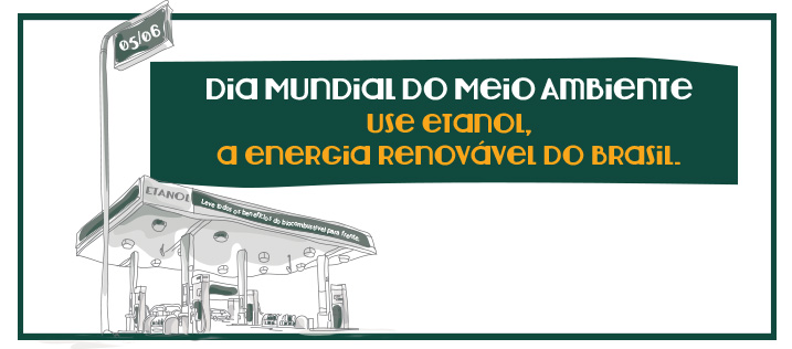 Use etanol, a energia renovável do Brasil